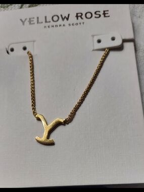 Kendra Scott Gold 'Y' Pendant Necklace